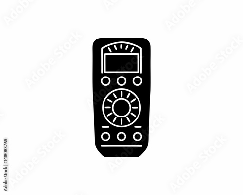 creative details multimeter icon vector illustration	