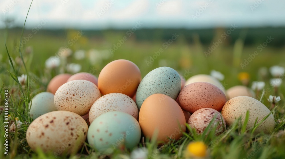 Fototapeta premium Colorful Easter delight