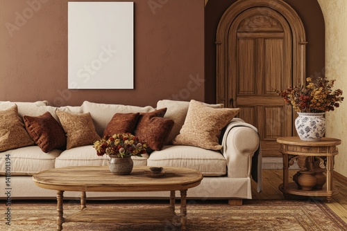 Cozy autumn living room