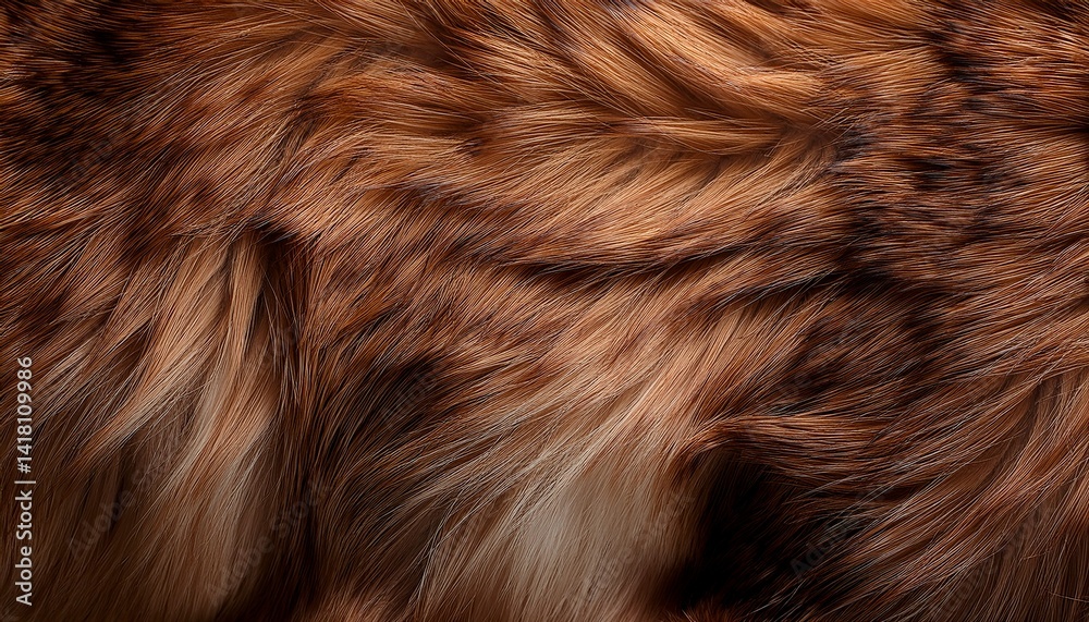 Brown fur texture background Brown fur texture background