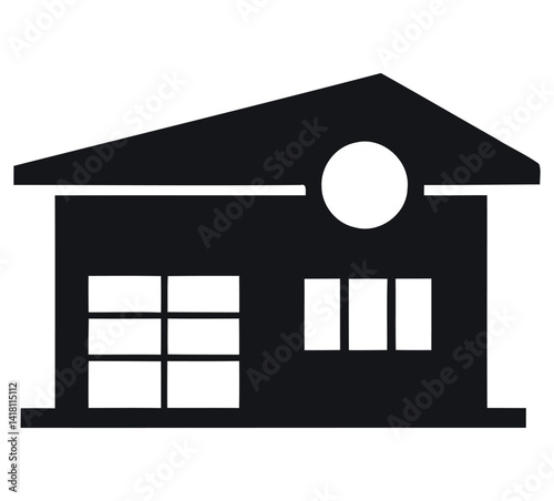 Modern Minimalist House and Building Icons Collection
