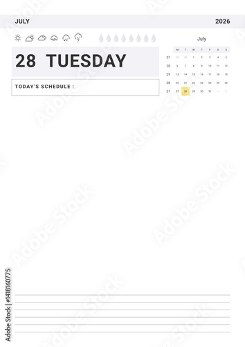Daily Planner 2026