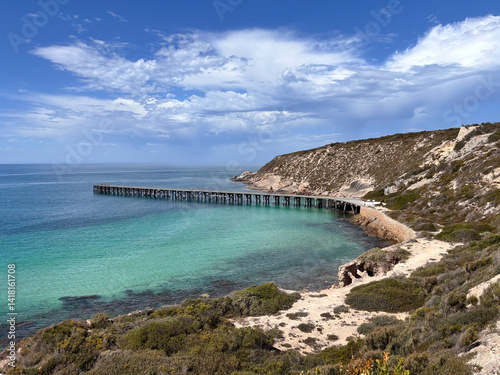 Stenhouse Bay Jetty, Dhilba Guuranda-Innes National Park, Yorke Peninsula, Southwest Australia