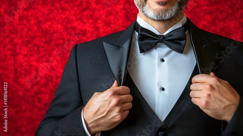 Man in Formal Tuxedo