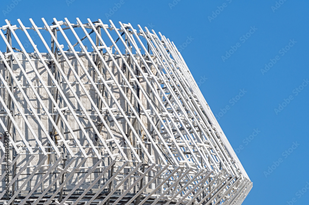 Structure of steel for building construction