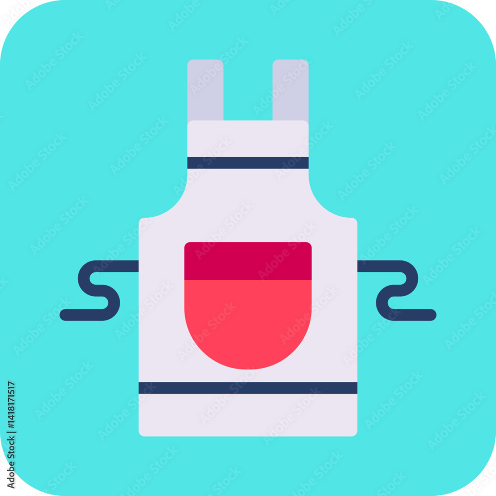 Apron single icon vector illustration Apron single icon vector illustration