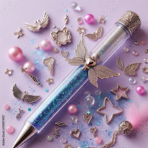 Fairy dust and wings charm
