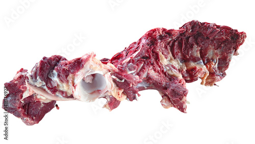 Cattle Meat. Raw, juicy red meat with a layer of fat, traditional. Brazilian barbecue. In nature. Beef. photo
