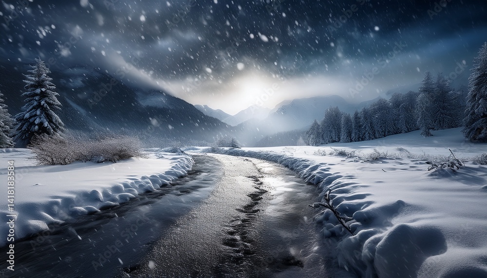 Fototapeta premium Snow Storm