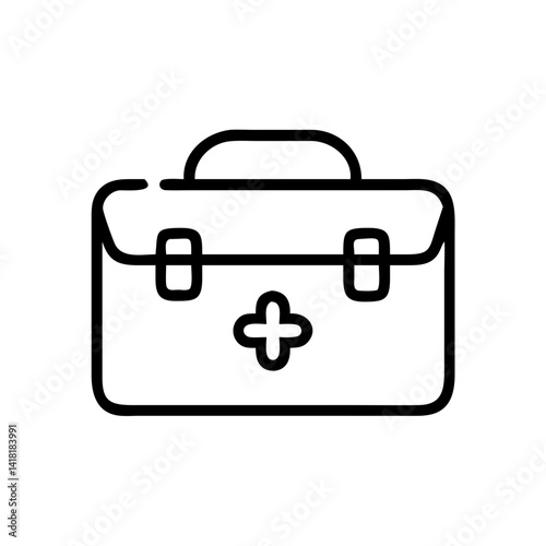 Icon of a doctorchest / first aid kit