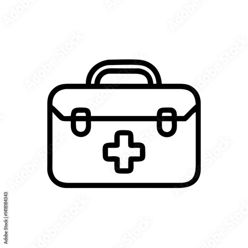 Icon of a doctorchest / first aid kit