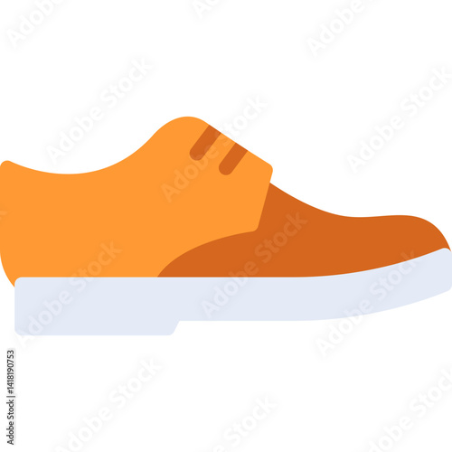 Shoe single vector icon illustration