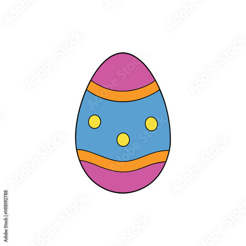 easter egg with funny faces