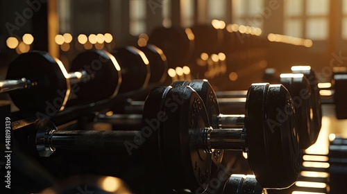 Gym Dumbbells Strength Training Workout Fitness Equipment