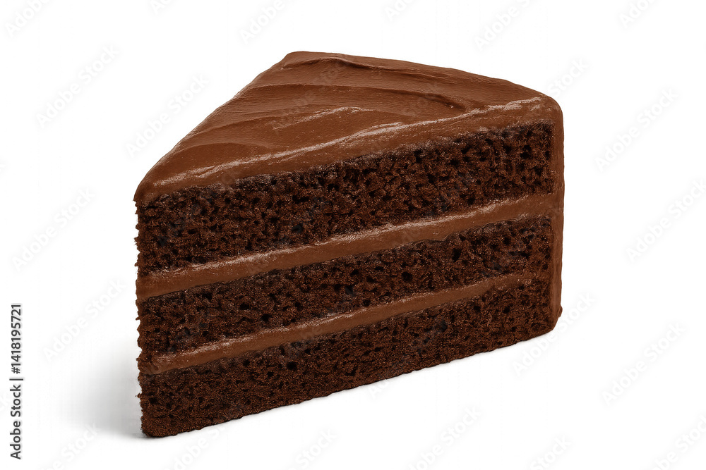 Chocolate Layer Cake: Indulge in a rich, decadent slice of chocolate cake, showcasing the moist layers of chocolate and creamy, smooth frosting Chocolate Layer Cake: Indulge in a rich, decadent slice of chocolate cake, showcasing the moist layers of chocolate and creamy, smooth frosting