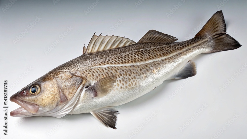 Fototapeta premium Atlantic Cod on studio background 