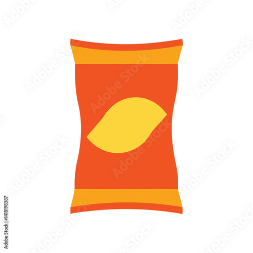 vector illustration of an orange cocktail