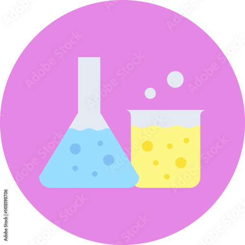 Experiment single vector icon illustration