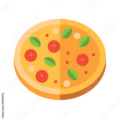 vector illustration of pizza