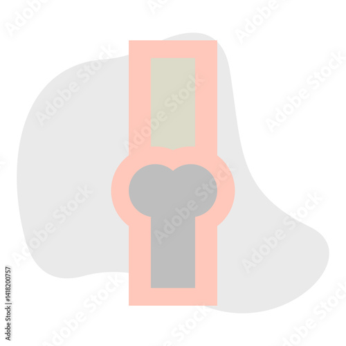 Joint single vector icon illustration