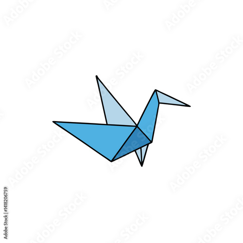 paper origami bird