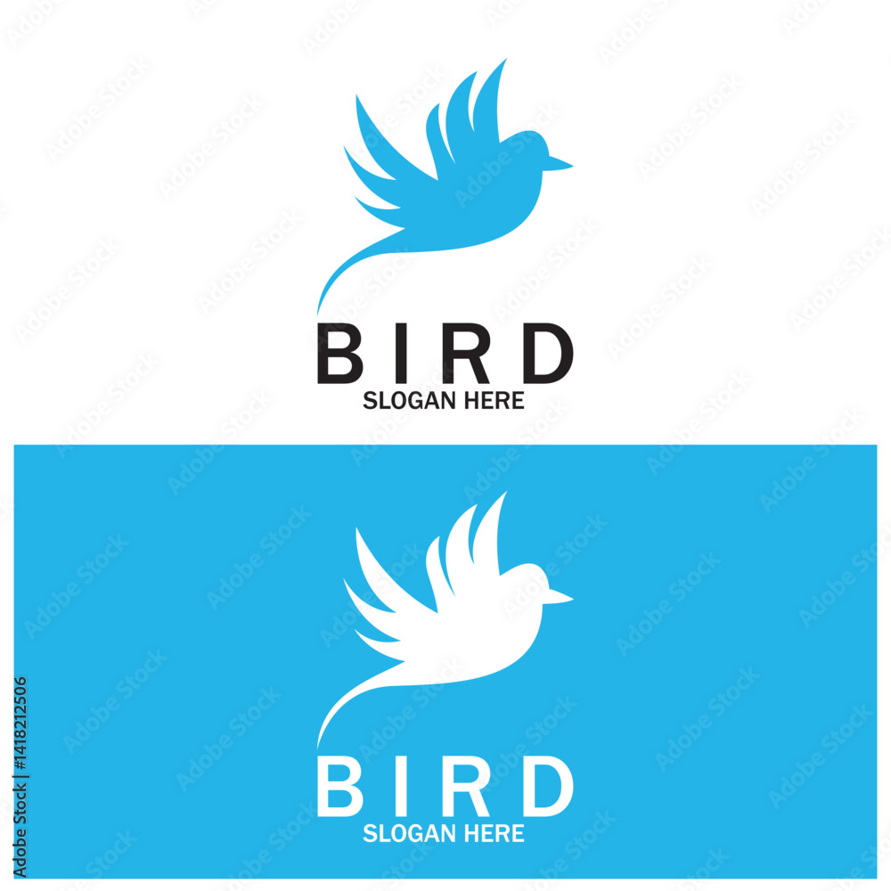 Obraz premium Canary Bird Simple logo design