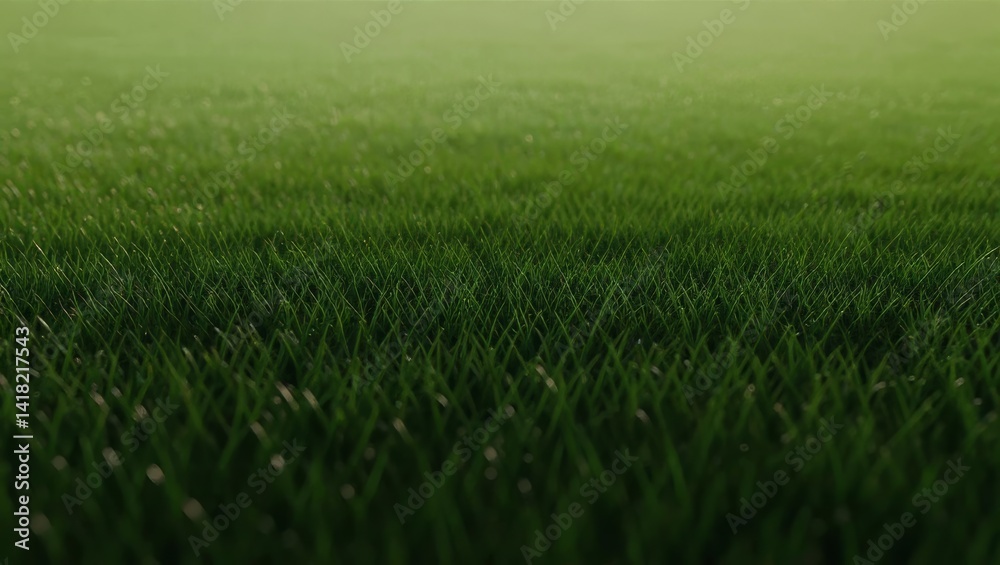 Obraz premium Green Grass Texture Close Up