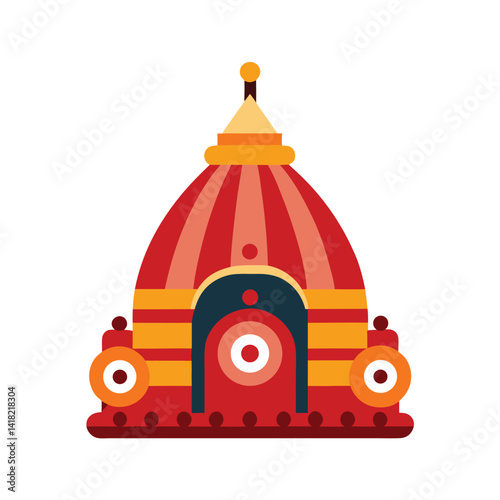 vector illustration of a cartoon car