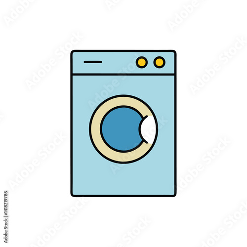 washing machine vector
