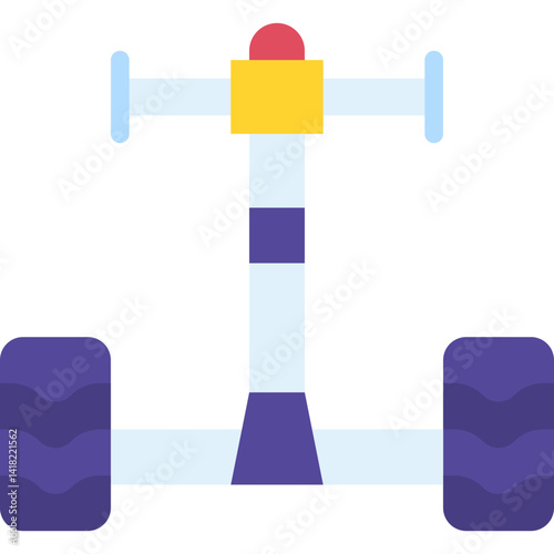 Segway single icon vector illustration