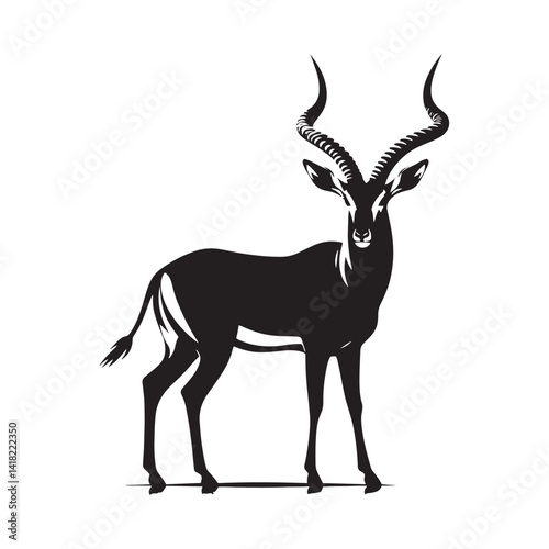 Grace in Motion: A Stunning Collection of Antelope Vector Silhouettes Capturing the Elegance, Speed, and Wild Beauty of These Iconic Creatures of the Grasslands
