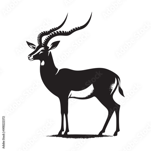 Grace in Motion: A Stunning Collection of Antelope Vector Silhouettes Capturing the Elegance, Speed, and Wild Beauty of These Iconic Creatures of the Grasslands