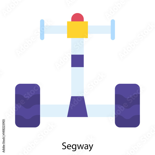 Segway single icon vector illustration