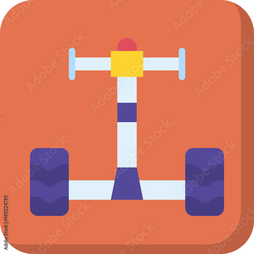 Segway single icon vector illustration