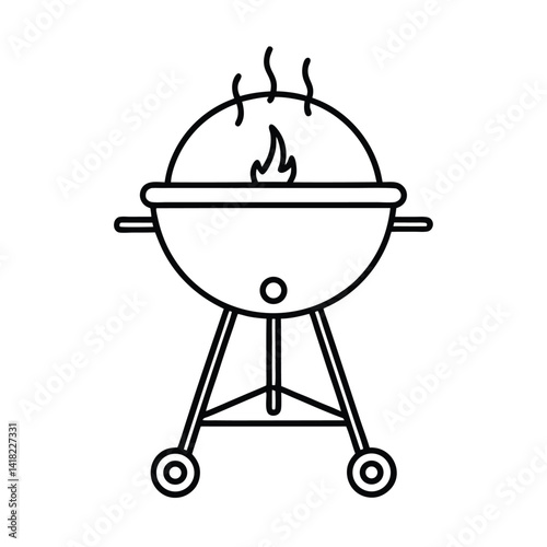 barbecue grill vector