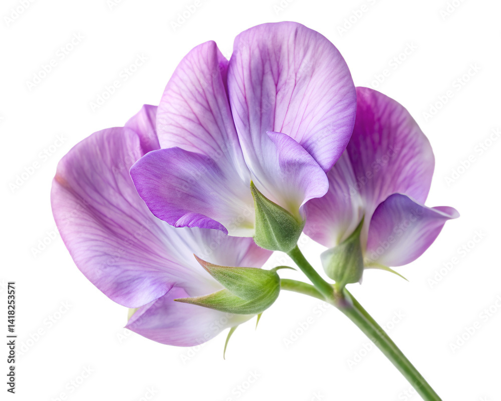 Fototapeta premium Purple Sweet Pea Flower