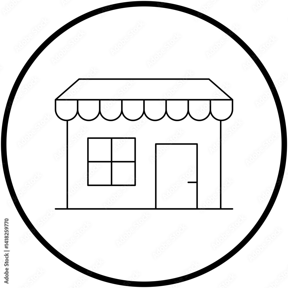 Local Business icon single vector illustration Local Business icon single vector illustration