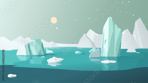 Climate Change Effects Illustration
