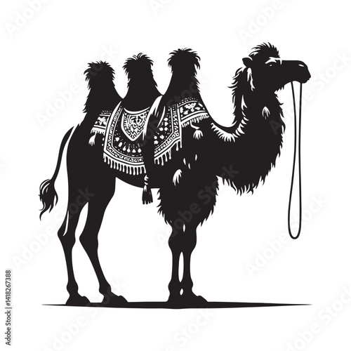 Caravans of the Dunes: A Striking Collection of Camel Vector Silhouettes Capturing the Endurance, Grace, and Iconic Presence of These Desert Travelers Across Timeless Sands