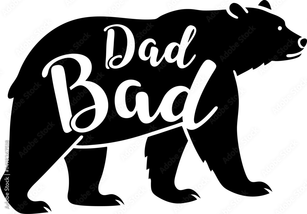 Obraz premium Mom Bear, Dad Bear