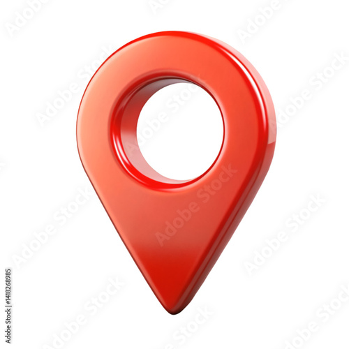 red map pointer