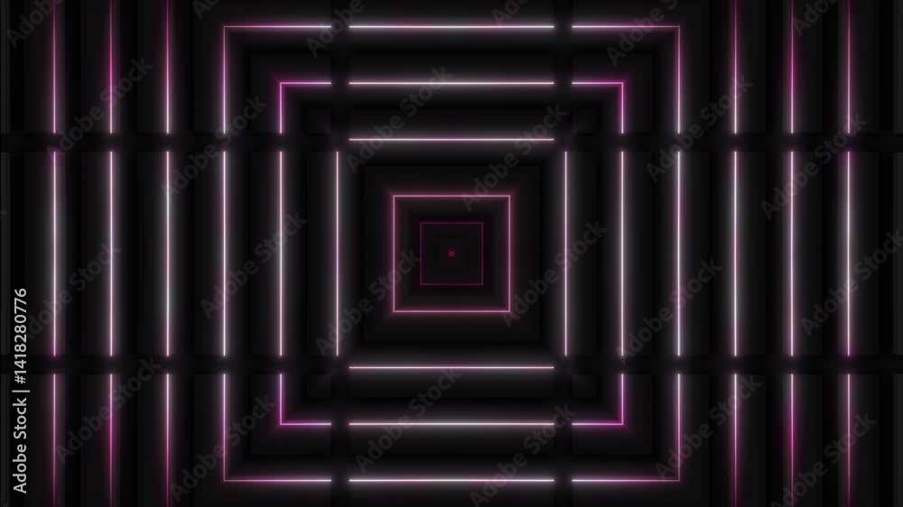This stock motion graphics video includes a clip of a Glowing Line Pattern