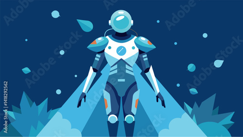 A futuristiclooking suit made entirely from recycled plastic bags and materials catches everyones attention as it glides down the runway proving that. Vector illustration