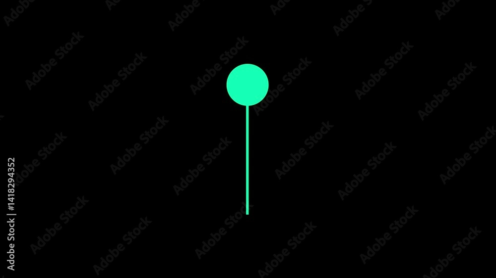 Location pin icons pointer animation green black background 4k animation. Location pin icons pointer animation green black background 4k animation.