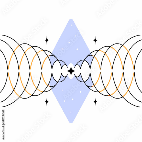 Radiant Waveforms Dancing in a Cosmic Pulse