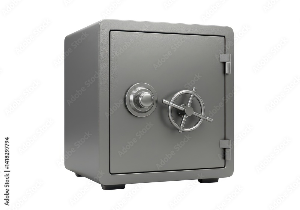 3d steel safe box security isolated on white isolated on white background 3d steel safe box security isolated on white isolated on white background