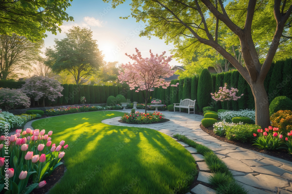 Obraz premium spring in the park