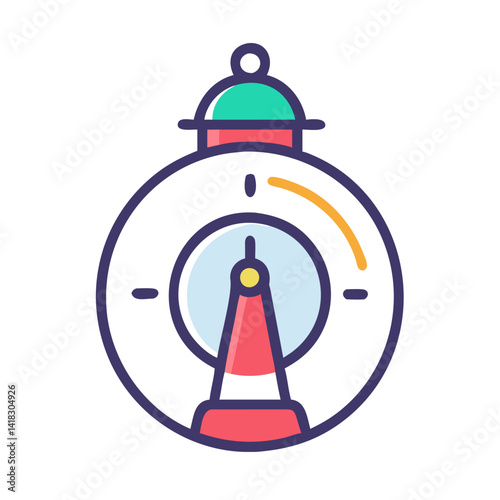 Vintage Compass: Navigation Tool for Exploration and Adventure