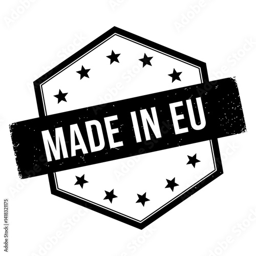 Obraz na płótnie Made in EU icon. Vector illustration w salonie