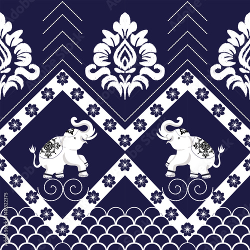 Vector seamless pattern design for outfits pant